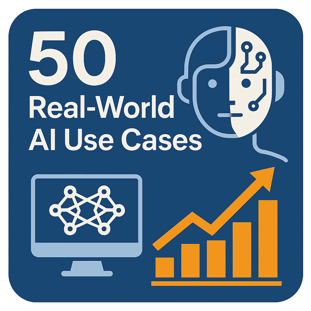 50 Real-World AI Use Cases Transforming Business in 2025 - AI, Use Cases, Business Transformation, Healthcare, Finance blog article by KodeNerds